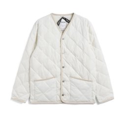 <img class='new_mark_img1' src='https://img.shop-pro.jp/img/new/icons14.gif' style='border:none;display:inline;margin:0px;padding:0px;width:auto;' />TAION() PIPING V NECK DOWN CARDIGAN(ƥѥԥVͥå󥫡ǥ)OFF WHITETAION-101CI