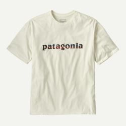 <img class='new_mark_img1' src='https://img.shop-pro.jp/img/new/icons14.gif' style='border:none;display:inline;margin:0px;padding:0px;width:auto;' />PATAGONIA(ѥ˥)  '73 Text Logo Organic T-Shirt('73ƥȥ˥åT)BCW(Birch White)Mens 37776
