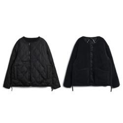 <img class='new_mark_img1' src='https://img.shop-pro.jp/img/new/icons14.gif' style='border:none;display:inline;margin:0px;padding:0px;width:auto;' />TAION() MILITARY RIVERSIBLE CREW NECK JACKET(ߥ꥿꡼С֥륯롼ͥå󥸥㥱å)BKBKTAION-R104BML-1
