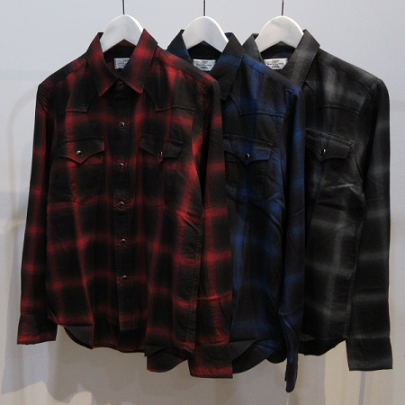 Rags McGREGORラグスマックレガー OMBRE CHECK RC SHIRTS オンブレ ...