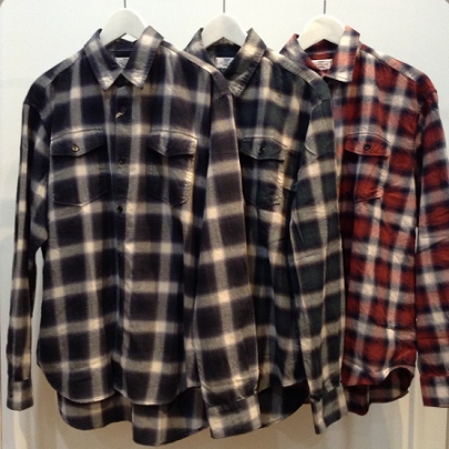 オンラインストア最安値 Rags McGREGOR OMBRE CHECK SHIRTS オンブレ