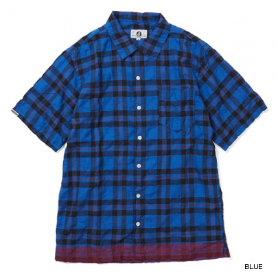 GOODENOUGH / グッドイナフ | GE-163011 / EDGE LINE CHECK S/S SHIRT