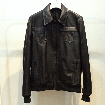 Rags McGREGOR SMALL POCKET LEATHER JKTカジュアルながらも大人っぽく