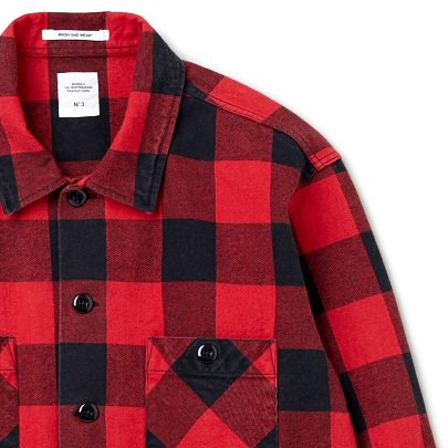 BEDWIN / ベドウィン | 18AB1608 / L/S BUFFALO CHECK FLANNEL SHIRT