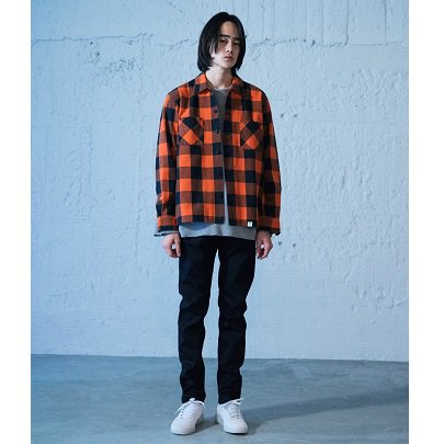 BEDWIN / ベドウィン | 18AB1608 / L/S BUFFALO CHECK FLANNEL SHIRT