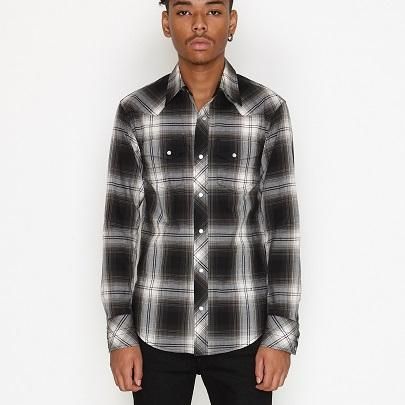 numbernine / ナンバーナイン | OMBRE CHECK WESTERN SHIRT / オンブレ