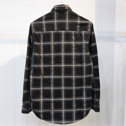 MINEDENIM Black Denim Check Gawn ブルー-