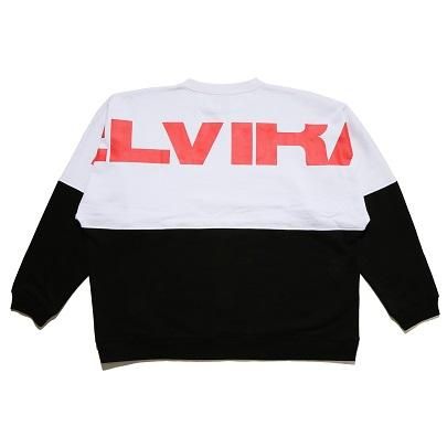 ELVIRA 19SS 2TONE DOLMAN CREW スウェット Lサイズ-