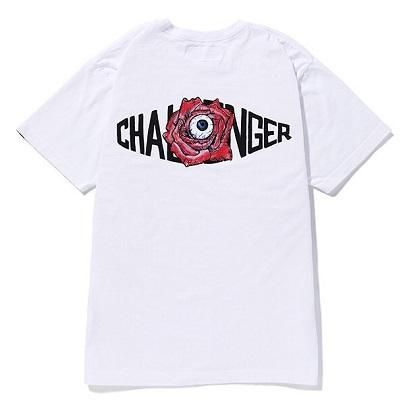 希少 CHALLENGER チャレンジャー 10TH ROSE LOGO TEE-