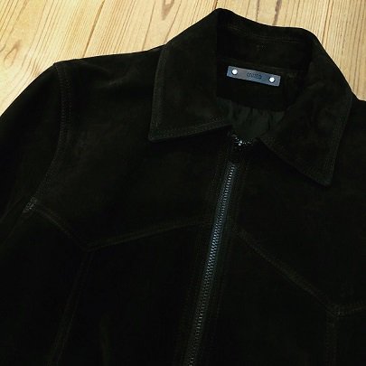 MINEDENIM / マインデニム | 2001-8001 / CALF NUBUCK LEATHER ZIPUP