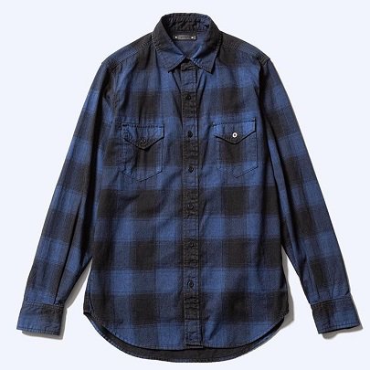 MINEDENIM / マインデニム | 2002-5002 / Black Denim Check SH