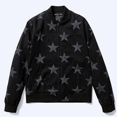 MINEDENIM / マインデニム | 2003-8003 / Discharge Star Rib Zip BZ M