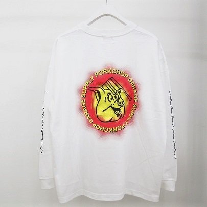 PORKCHOP GARAGE SUPPLY】OLD PORK L/S TEE-