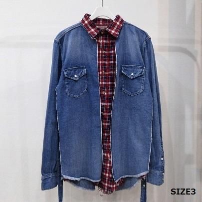 MINEDENIM / マインデニム | OLDPARK LAYERED SHIRT / オールドパーク ...