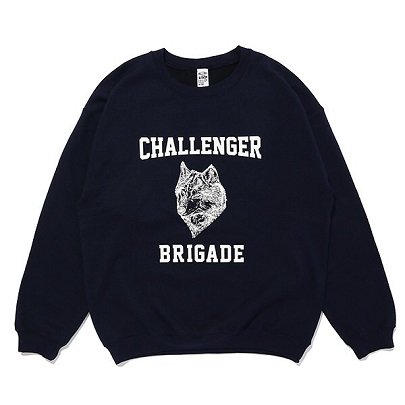 challenger WOLF COLLEGE SWEAT Lサイズ スウェット - www