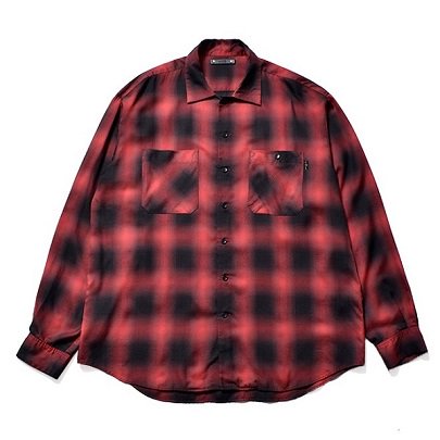 CDL×MINEDENIM Rayon Ombre Check Loose SH