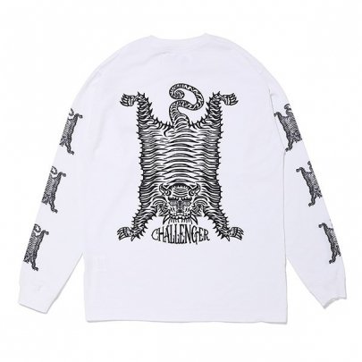 チャレンジャー L/S BD TIGER TEE XL BLACK-