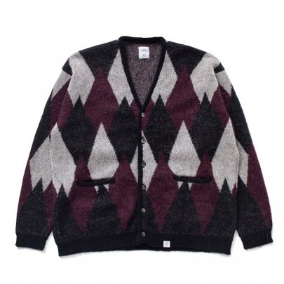 BEDWIN / ベドウィン | 21AB3169 / MOHAIR ARGYLE CARDIGAN 