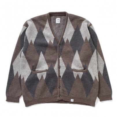 BEDWIN / ベドウィン | 21AB3169 / MOHAIR ARGYLE CARDIGAN 