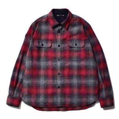 【秋冬に最適】２０２２aw マインデニム オリジナルチェックシャツ　サイズ１