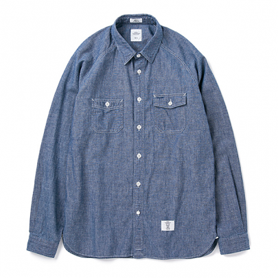 BEDWIN / ベドウィン | 15SB1445 / L/S CHAMBRAY WORK SHIRT 