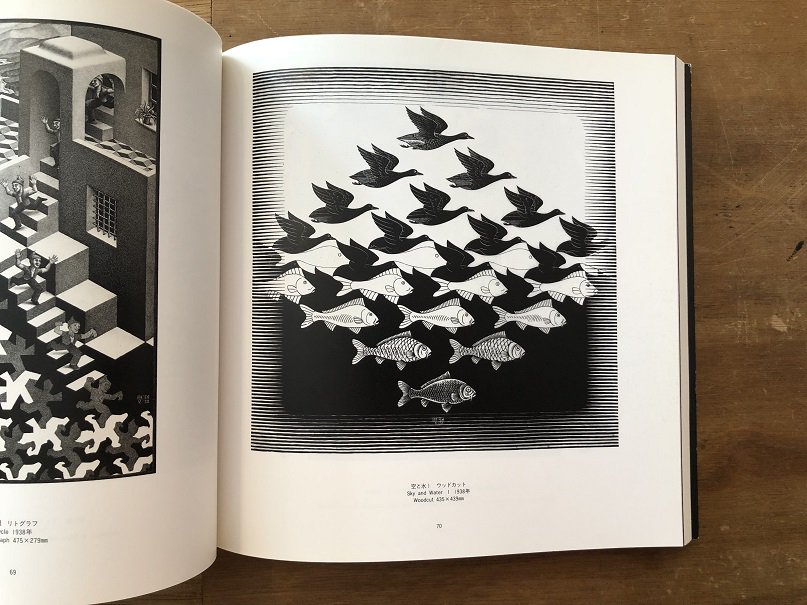 M.C. ESCHER M.C.エッシャー生誕100年記念展 - books used and new, flower works :  blackbird books ブラックバードブックス