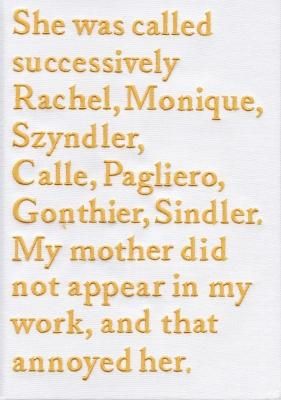 Rachel,Monique... / Sophie Calle ソフィ・カル