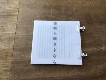 透明人間さよなら