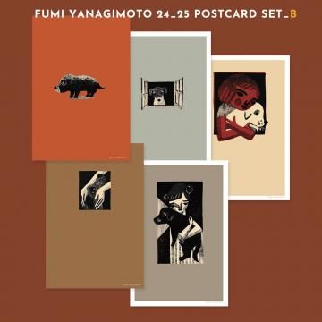 FUMI YANAGIMOTO 24_25 POSTCARD SET B(DOG) 柳本 史2024_2025ポストカードセットB(犬)