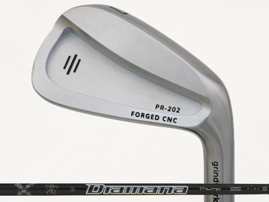 Grindworks (グラインドワークス) PR-202 Forged CNC アイアン 5-Pw