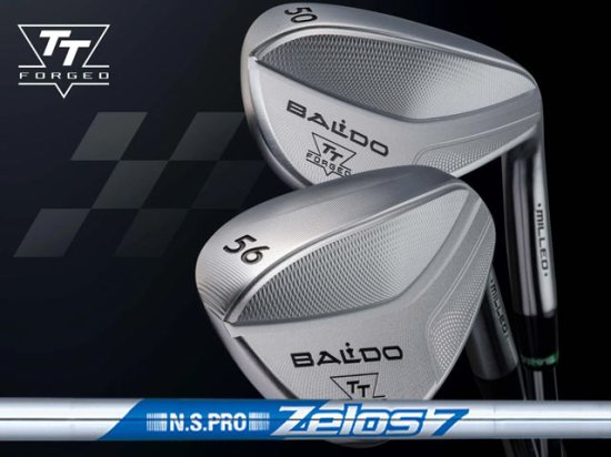 BALDO 2024 TT FORGED MILLED WEDGE TOUR SATIN（シルバー） N.S.PRO ZELOS 7/ZELOS  8シャフト - カスタムゴルフクラブ（地クラブ）販売！ゴルファーズ・ガレージ・サムライ