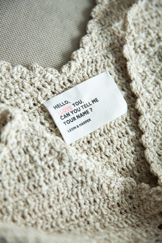 Leon&Harper Crochest knit tops