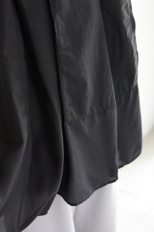 roberto collina black pleats sleeveless TOPS