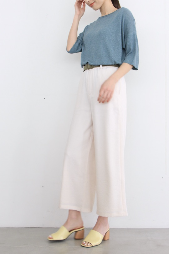 indi&cold White wide pants