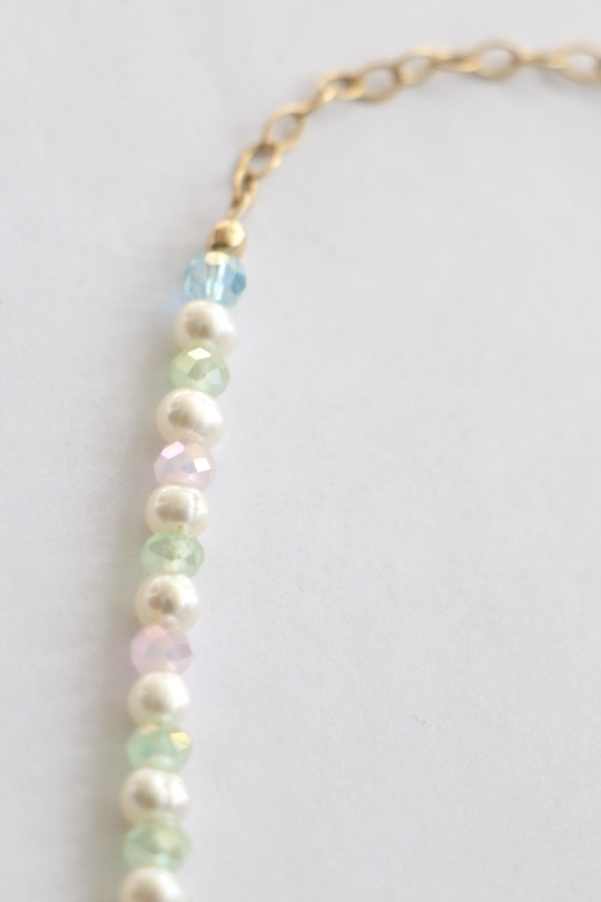 RueBelle Pearl×crystal nacklace
