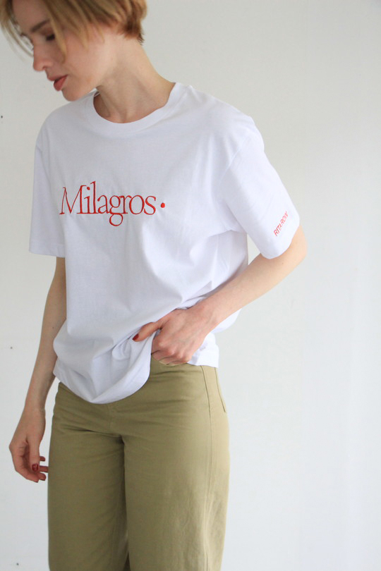 RITA ROW milagros T-shirt white
