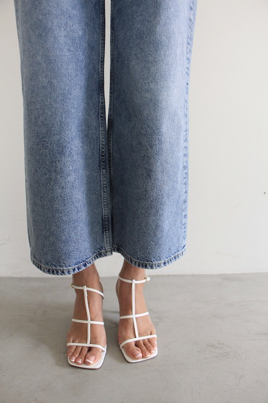 Mud jeans Wyde Sara Cropped - Stone Breeze