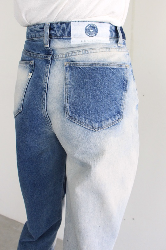 Mud jeans Mams Tapered - Bio Bleach