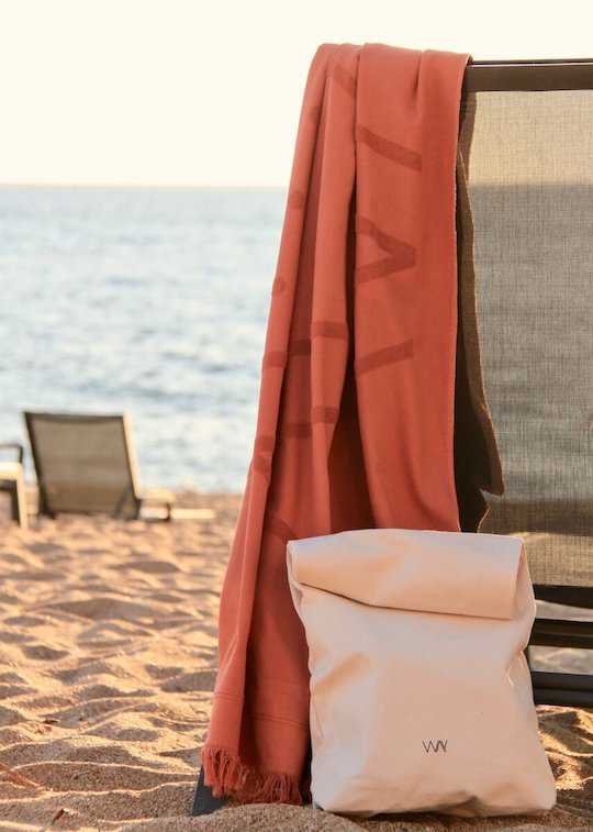 WAY beach towel terracotta