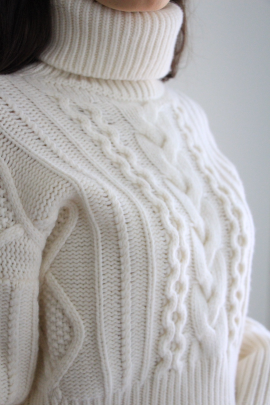 roberto collina  White merino wool knit