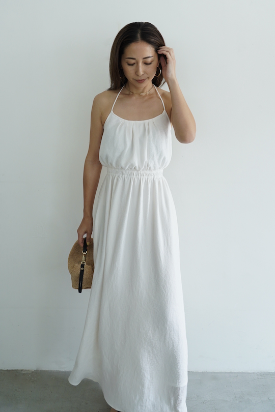 REiL sun dress -white-