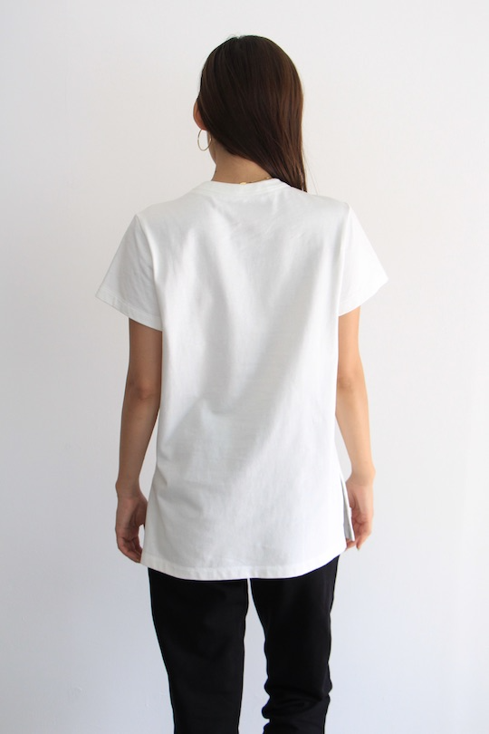 ALYSI uncinetto white T-shirt