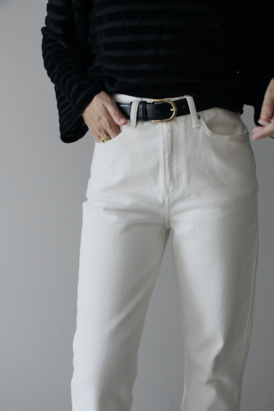 Mud jeans Relaxed Rose Cropped Natural