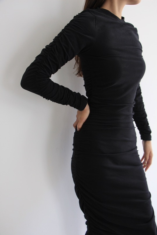 JAN 'N JUNE  midi dress RIDO black