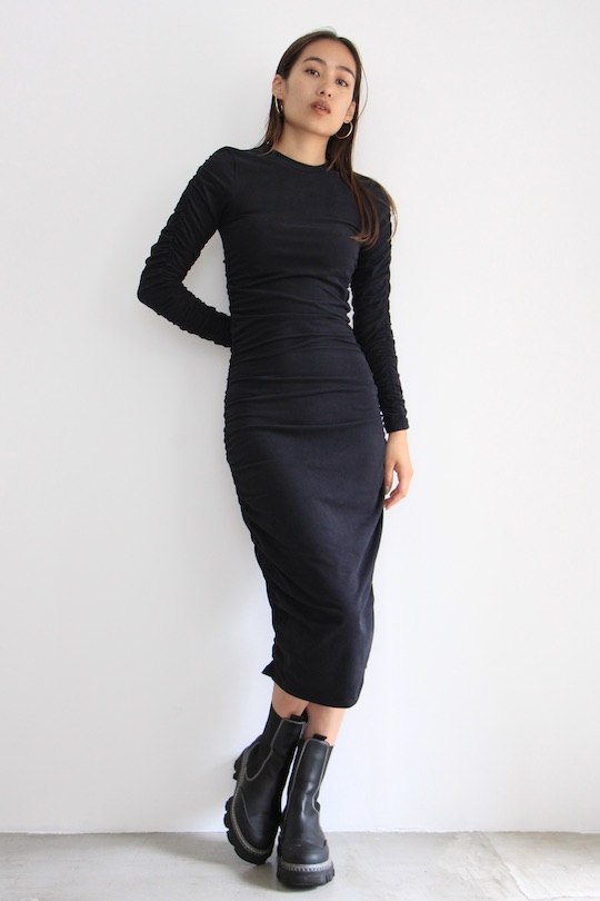 JAN 'N JUNE  midi dress RIDO black