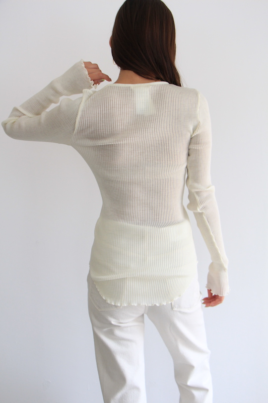 Seamless Basic wool tops Bellezza