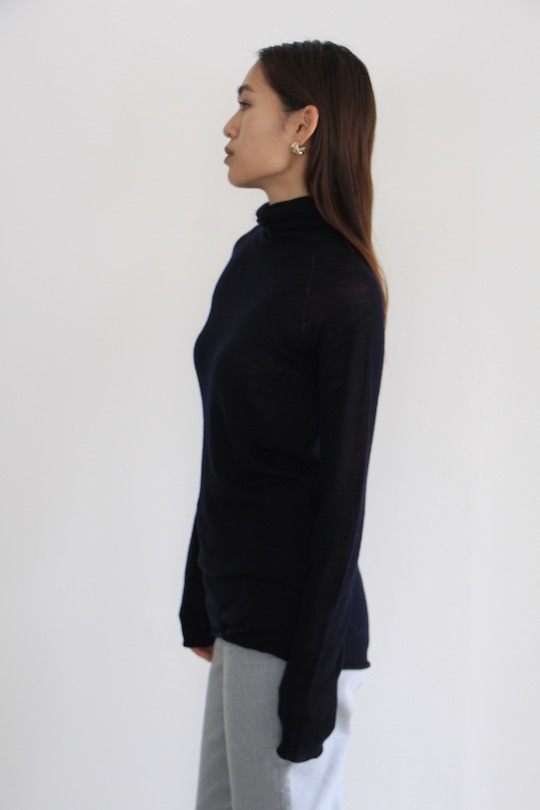 roberto collina SEMI SHEER TURTLENECK