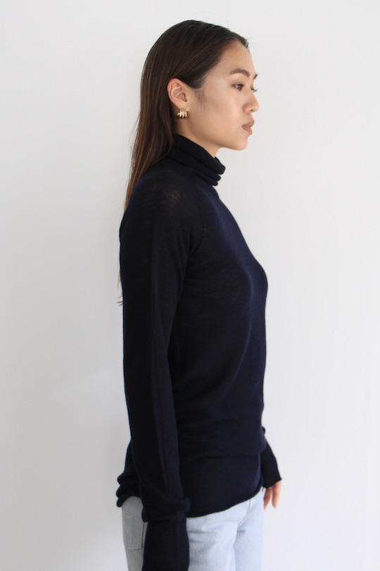 roberto collina SEMI SHEER TURTLENECK