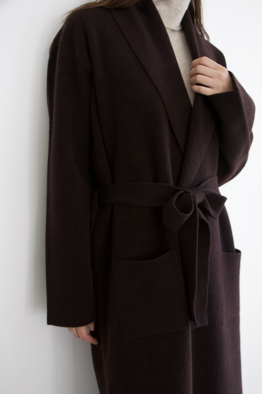 roberto collina BELTED COMFY COAT