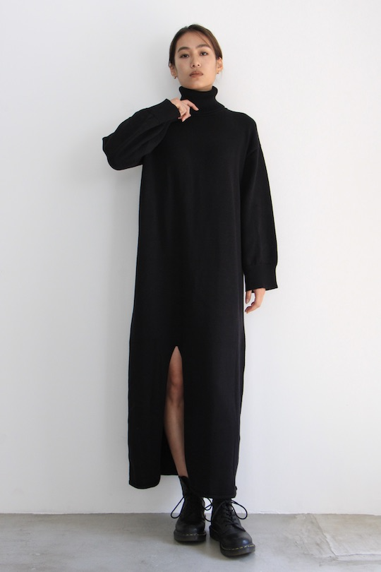 JAN 'N JUNE Knit dress INARI black